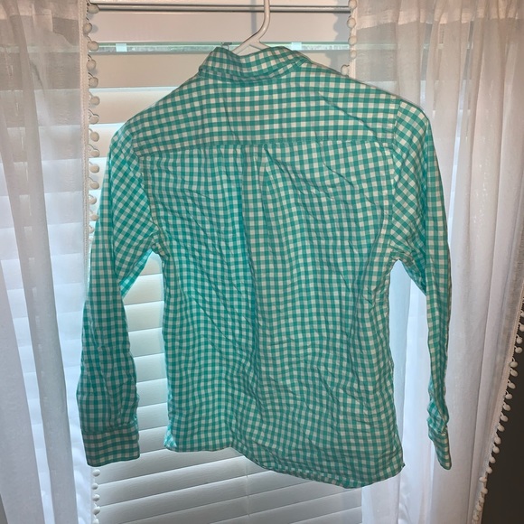 Boys Vineyard Vines Mint Green Button Up - Picture 2 of 6